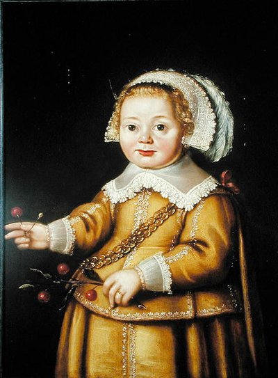 Portrait of Anne Gibson as a Child by Adriaen van der Linde