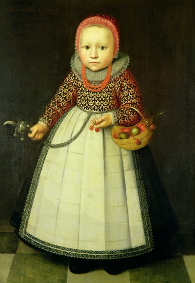 Portrait of a Young Girl by Adriaen van der Linde