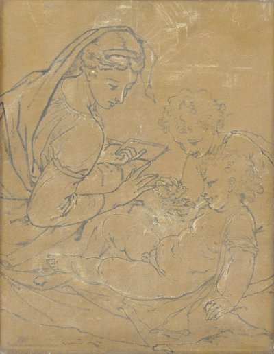 Madonna and Child with St John by Adriaen van der Werff