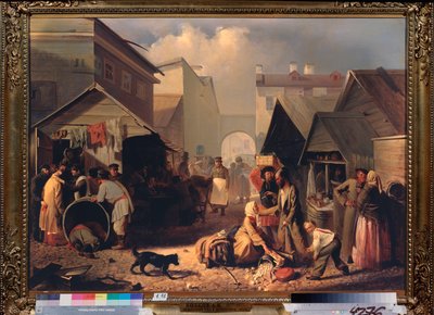 Refreshment Stall in St Petersburg by Adrian Markovich Volkov