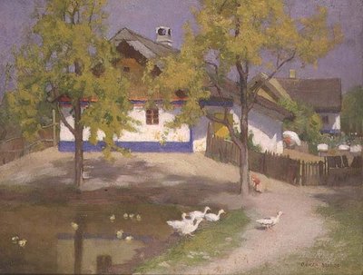 A Slav Cottage at Kalocsa by Adrian Scott Stokes