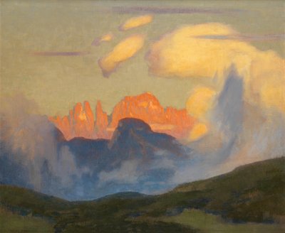 Evening Glow on Rosengarten by Adrian Scott Stokes