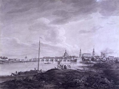 View of Dresden by Adrian Zingg