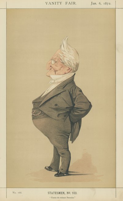 Adolphe Thiers by Adriano Cecioni