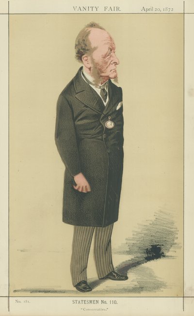 The Right Honourable Gathorne Hardy by Adriano Cecioni