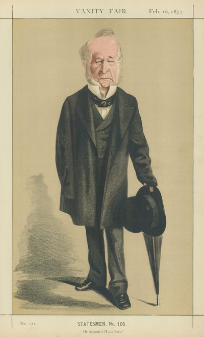 The Right Honourable Spencer Horatio Walpole by Adriano Cecioni