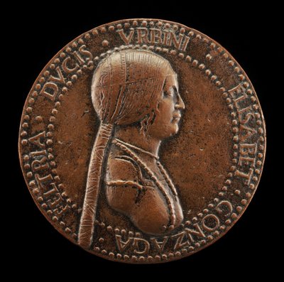 Elisabetta Gonzaga, Duchess of Urbino, Wife of Guidobaldo I by Adriano Fiorentino