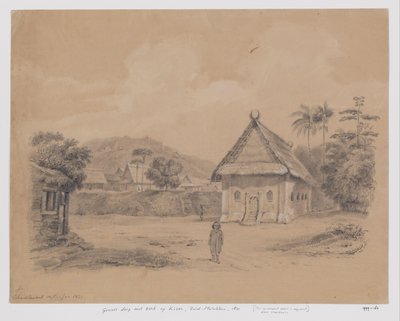 View of Village with Church on Kisar, South Moluccas by Adrianus Johannes Bik