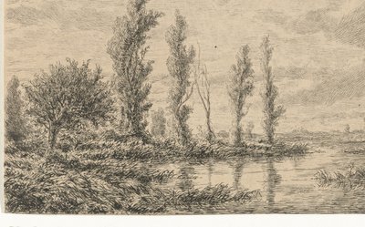 River Landscape by Adrianus van Everdingen