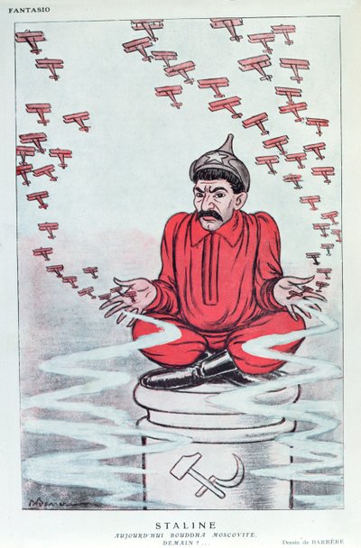 Caricature of Stalin from the French Journal 