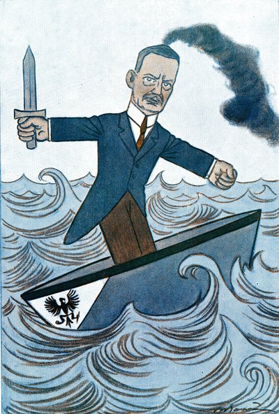Cartoon by Wilhelm Cuno, Drawing by Adrien Barrere from Fantasio by Adrien Barrere