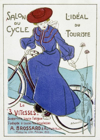 Fair of the cycle, the ideal of tourism. Advertising for A. Brossard