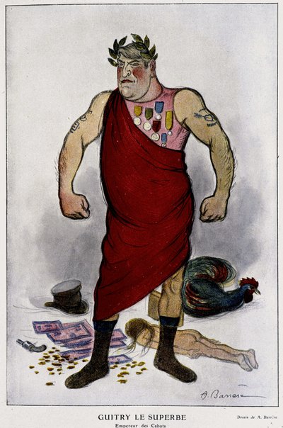 Guitry the Superb, Emperor of Cabots. Comedian, playwright and director of French cinema - in 