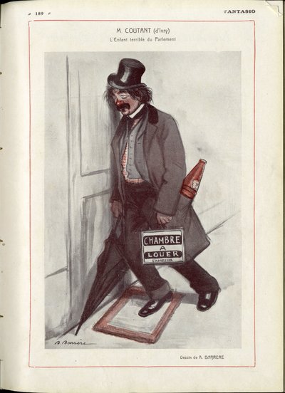 Illustration of A Barrere (1874-1931) in Fantasio - Check dates - Coutant Jules by Adrien Barrere