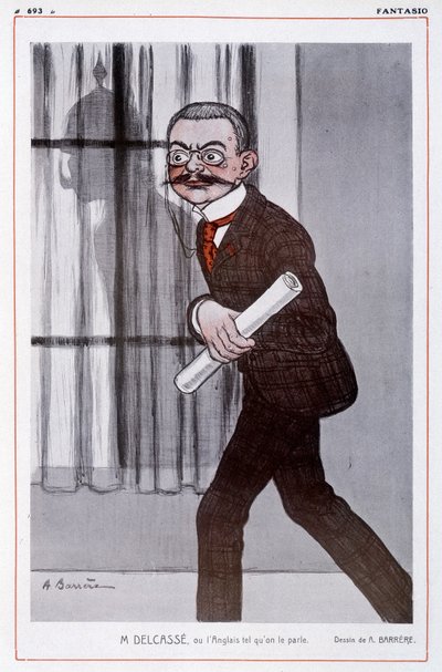 Portrait of Theophile Delcasse (1852-1923), French Minister for Foreign Affairs in 