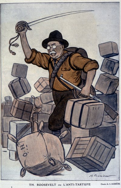Theodore Roosevelt - by Barrère, in 