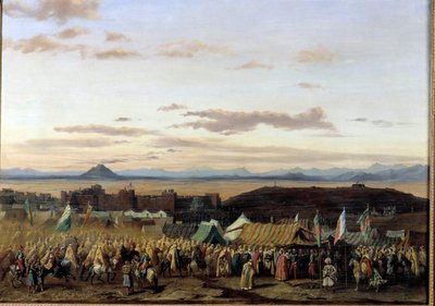 The Capture of Setif in Algeria by the Troops of the Duke of Orleans by Adrien Dauzats