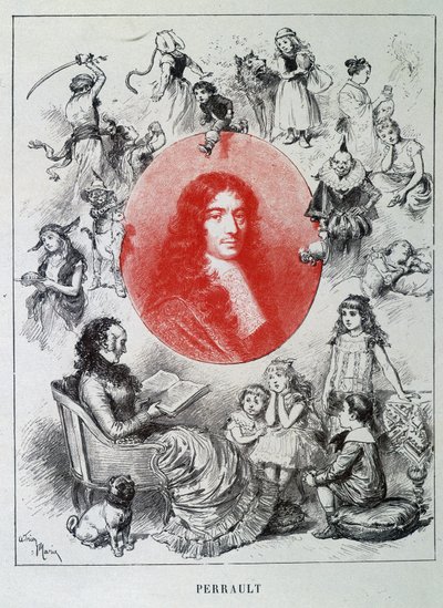 Portrait of Charles Perrault - in 