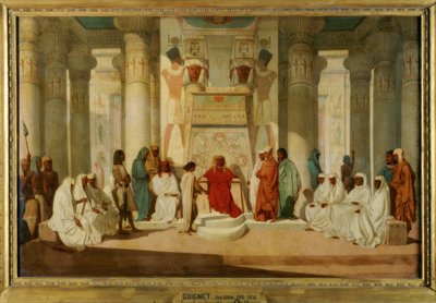 Joseph Explaining Dreams to Pharaoh by Jean Adrien Guignet