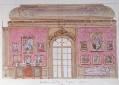 The Grand Salon in the Apartment of Jacques Doucet by Adrien Karbowsky