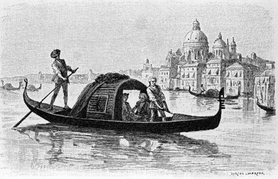 Engraving by Adrien Moreau (1843-1906) illustrating 