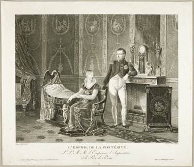 The Hope of Posterity: The Emperor, Empress, and King of Rome by Adrien Pierre Francois Godefroy