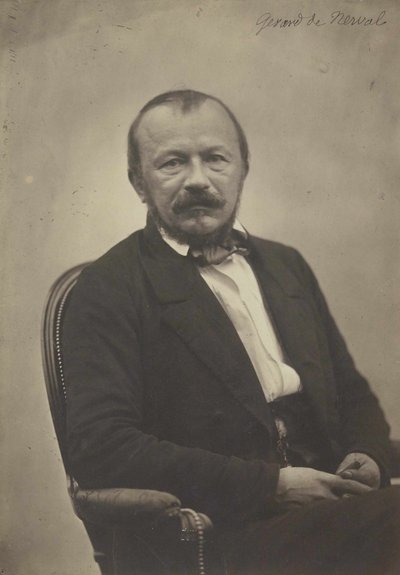 Portrait of Gérard de Nerval, 1854 by Adrien Tournachon