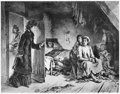 At the House of the Poor by Adrien de Boucherville