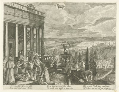 April by Egidius  Sadeler (II)