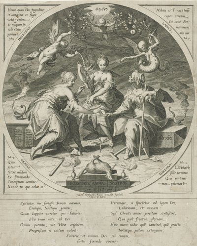 The Three Fates by Egidius  Sadeler (II)