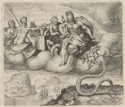 Fable of Jupiter and the Snake by Egidius  Sadeler (II)