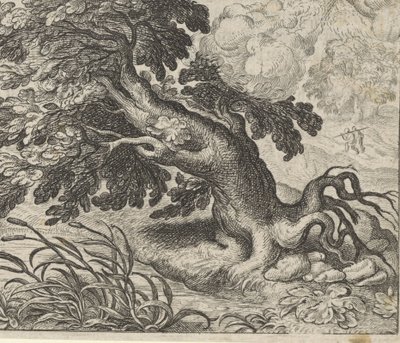 Fable of the Ash and the Reed by Egidius  Sadeler (II)