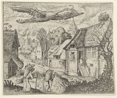 Fable of the Old Stork by Egidius  Sadeler (II)