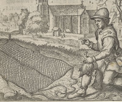 Fable of the Birdcatcher and the Partridge by Egidius  Sadeler (II)