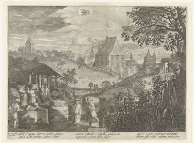 October by Egidius  Sadeler (II)
