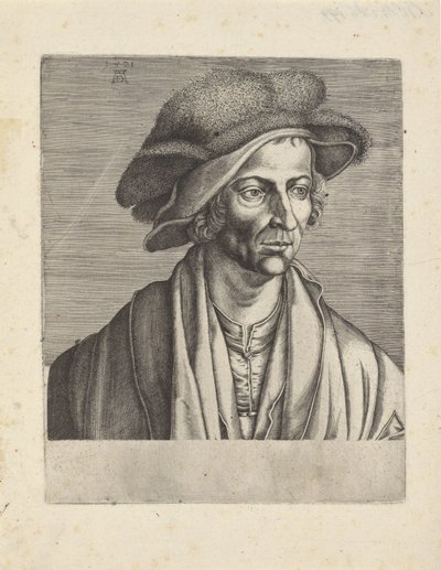 Portrait of Joachim Patinier by Egidius  Sadeler (II)