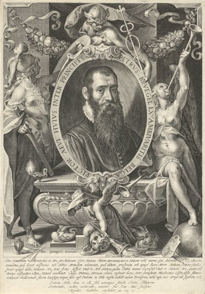 Portrait of Pieter Brueghel the Younger by Egidius  Sadeler (II)