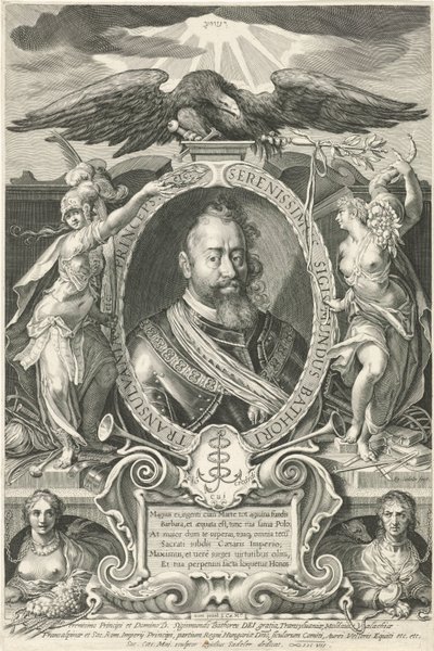Portrait of Sigismund Báthory, Prince of Transylvania by Egidius  Sadeler (II)