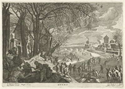 Winter (The Four Seasons series) by Egidius  Sadeler (II)