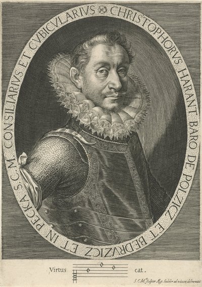 Portrait of the Composer Krystof Harant 1564-1621, ca. 1600 by Aegidius Sadeler or Saedeler