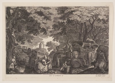 Autumn, from The Four Seasons by Aegidius Sadeler II