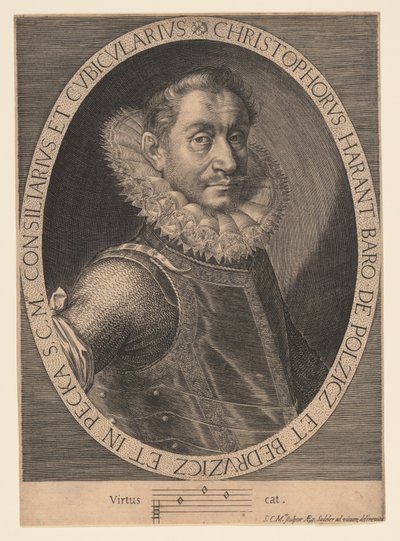 Christopher Harant, Czech Nobleman and Humanist by Aegidius Sadeler II