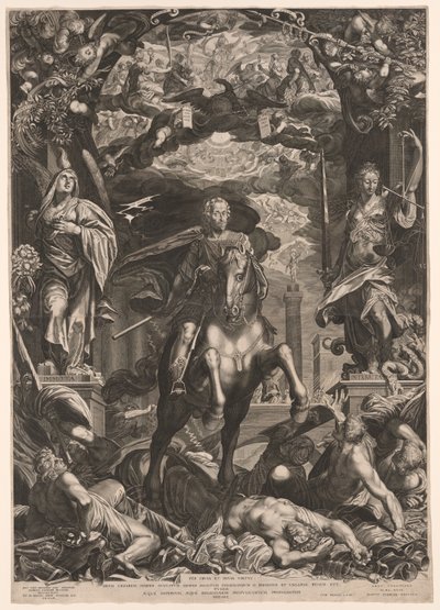 Emperor Ferdinand II on Horseback by Aegidius Sadeler II