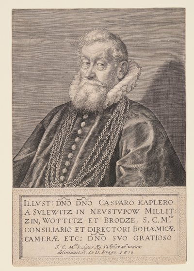Gaspard Kaplir von Sulewitz, Councilor to the Emperor by Aegidius Sadeler II