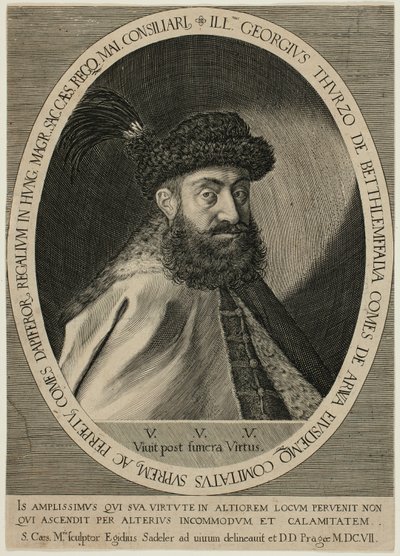 George III Thurzo of Bethlendorf by Aegidius Sadeler II