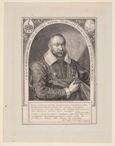 Marquard Freher, Diplomat, Historian, and Jurist by Aegidius Sadeler II