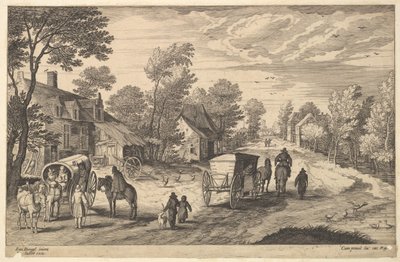 Path Through a Village by Aegidius Sadeler II