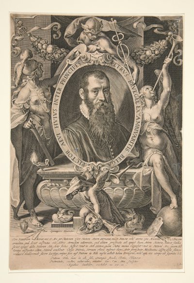 Portrait of Peter Brueghel the Younger by Aegidius Sadeler II