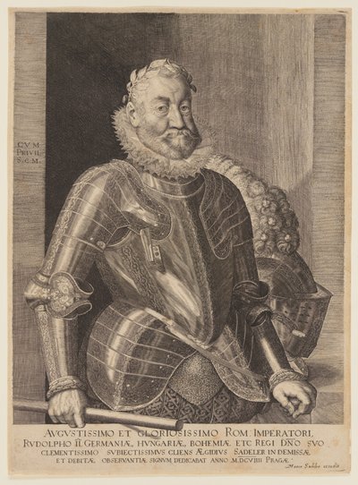 Rudolph II, Holy Roman Emperor by Aegidius Sadeler II