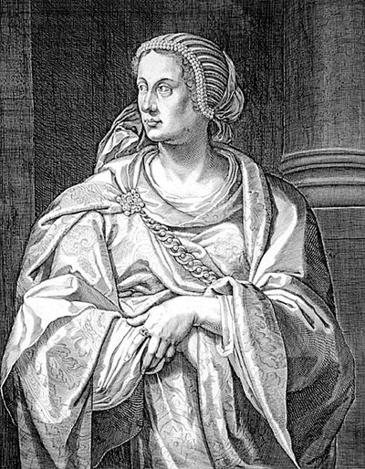 Albia Terenta, Mother of Otho by Aegidius Sadeler or Saedeler